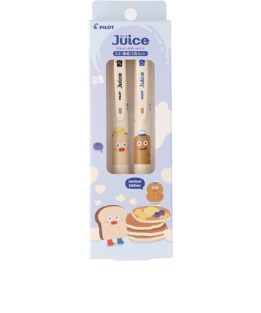 パイロット（PILOT）　ゲルインキボールペン　ジュース×ブランチブラザー2色セット　0.5mm　LJUEFB252C-TPE　【数量限定】
