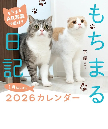 【2026年版・壁掛】　KADOKAWA　もちまる日記カレンダー/下僕