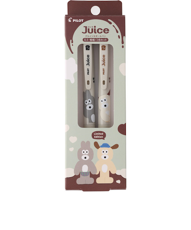 パイロット（PILOT）　ゲルインキボールペン　ジュース×ブランチブラザー2色セット　0.5mm　LJUEFB252C-BPU　【数量限定】