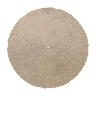 ビスク（BISQUE）　ももとせ　プレイスマット　ラウンド　ゴールド