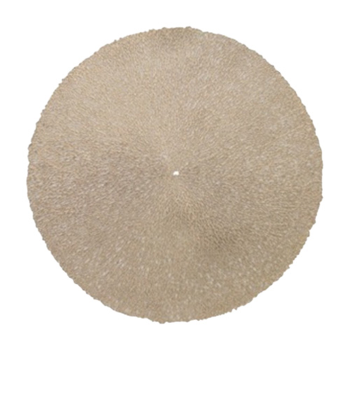 ビスク（BISQUE）　ももとせ　プレイスマット　ラウンド　ゴールド