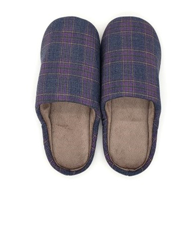 フレーザーチェック　チャールス　L　ネイビー