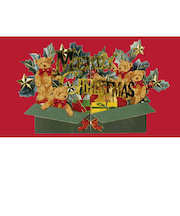 【クリスマス】 アートプリントジャパン クリスマスポップアップミニ ベア