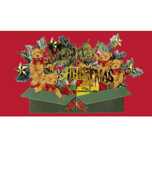 【クリスマス】　アートプリントジャパン　クリスマスポップアップミニ　ベア