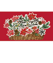 【クリスマス】 アートプリントジャパン クリスマスポップアップミニ ボタニカル