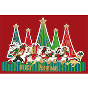 【クリスマス】 アートプリントジャパン ディズニースタンディングカード スタンダード
