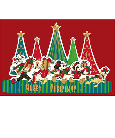 【クリスマス】　アートプリントジャパン　ディズニースタンディングカード　スタンダード