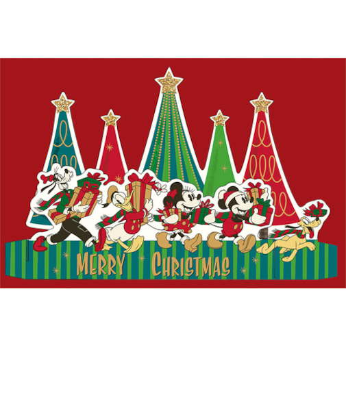 【クリスマス】　アートプリントジャパン　ディズニースタンディングカード　スタンダード