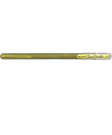 ぺんてる（Pentel）　デュアルメタリック　1.0mm　K110-DX　ゴールド