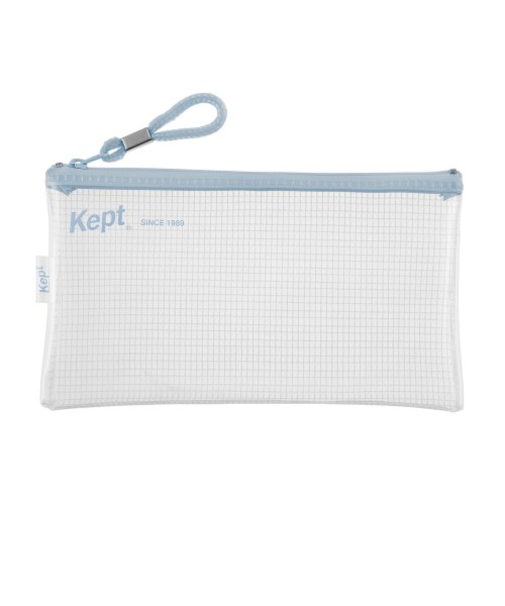 ケプト（Kept）　クリアペンケース　KPF6036A　ブルーグレー