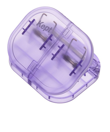 ケプト（Kept）　はんぶんこクリップ　KP1370V　パープル