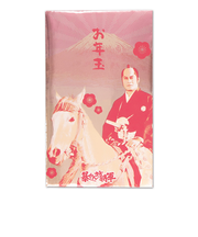 【年賀用品】　フタバ　輝く！暴れん坊将軍ぽち袋　富士山お年玉梅　2枚入り