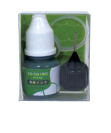 こどものかお　konoiroスタンプ専用インク　1807－012　グリーン