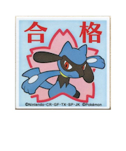 こどものかお ポケモンティーチャー 2873-003 リオル/合格