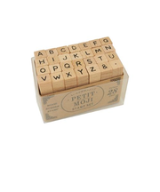 こどものかお　プチ文字スタンプセット　1228－018　英大丸文字