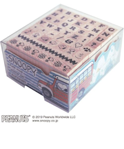 こどものかお　スヌーピー　プチ文字セットU　2250－001　アルファベット