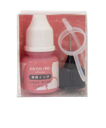 こどものかお　konoiroスタンプ専用インク　1807－004　ライトローズ