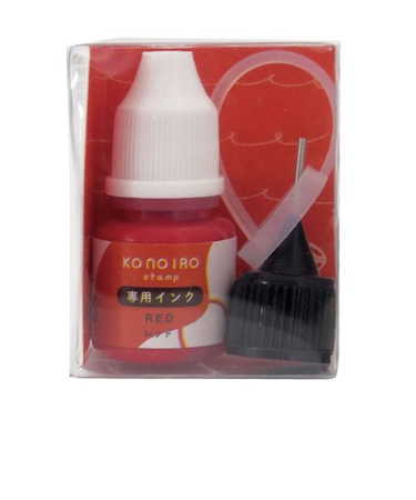 こどものかお　konoiroスタンプ専用インク　1807－006　レッド