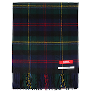 ヘルスニットプロダクト（Healthknit　Product）　マフラー　ブラックウォッチグリーン