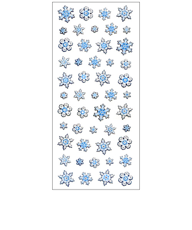 オクヤマ　和紙風シール　JP072　スノーフレーク
