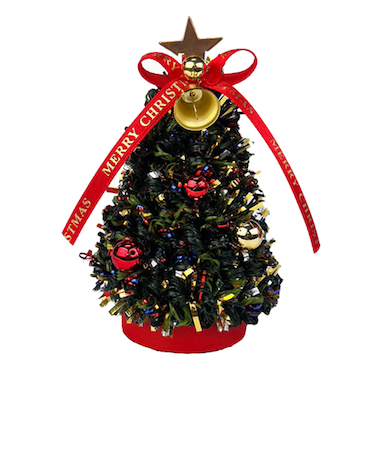 【クリスマス】　ミニツリー　M　XT－477　マルチレッド