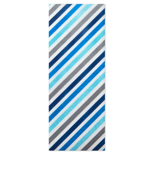 ホールマーク（Hallmark）　輸入　ラッピングティッシュ　199TIS2738　832445　ブルーストライプ　6枚入り