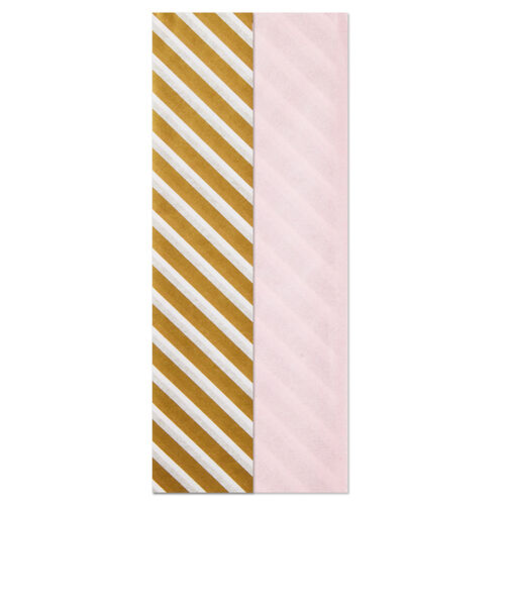 ホールマーク（Hallmark）　輸入　シグニチャー　ラッピングティッシュ　249TIS2300　832537　ピンク／ゴールド