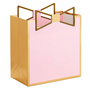 ホールマーク（Hallmark）　輸入　シグニチャー　ギフトバッグ　Mサイズ　699EGB7372　832476　ピンク　リボン