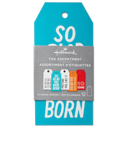 ホールマーク（Hallmark）　輸入　ギフトタグアソート　499TM2044　832247　お誕生日祝い／様々なお祝い　12枚組