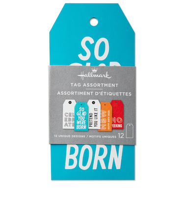 ホールマーク（Hallmark）　輸入　ギフトタグアソート　499TM2044　832247　お誕生日祝い／様々なお祝い　12枚組