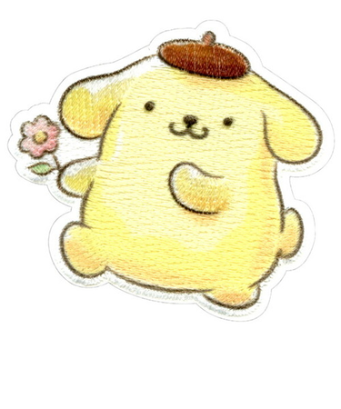 パイオニア　ワッペン　サンリオキャラクターズ　SCW650-SCW23　ポムポムプリン