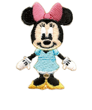 パイオニア　ワッペン　ディズニーキャラクター　MY3802-MY465　ミニーマウス