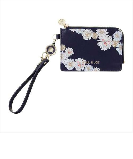 ポール＆ジョー（PAUL＆JOE）　パスケース　PAJ-PAC20-NV　クリザンテーム・ネイビー