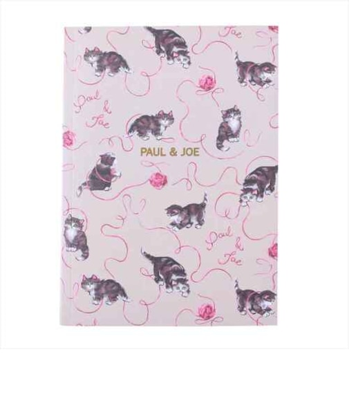 ポール＆ジョー（PAUL＆JOE）　ノート　A5　PAJ-NB28-BE　キャッツ・ウィズ・ヤーン