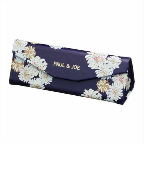 ポール＆ジョー（PAUL＆JOE）　スリムメガネケース　PAJ-GS16-NV　クリザンテーム・ネイビー