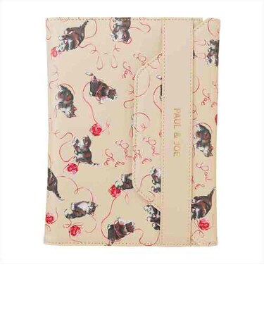 ポール＆ジョー（PAUL＆JOE）　ノートカバー　PAJ-NBC01-BE　キャッツ・ウィズ・ヤーン