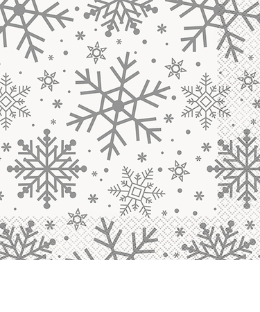 ユニーク　LPホリデースノーフレーク　U77232　8枚入