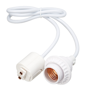 ヤザワ（YAZAWA）　ライティングダクトレール用ソケット＆コード　E26　ICL4WH　ホワイト