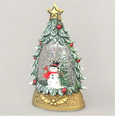 【クリスマス】　南貿易　スノーグローブツリーライト