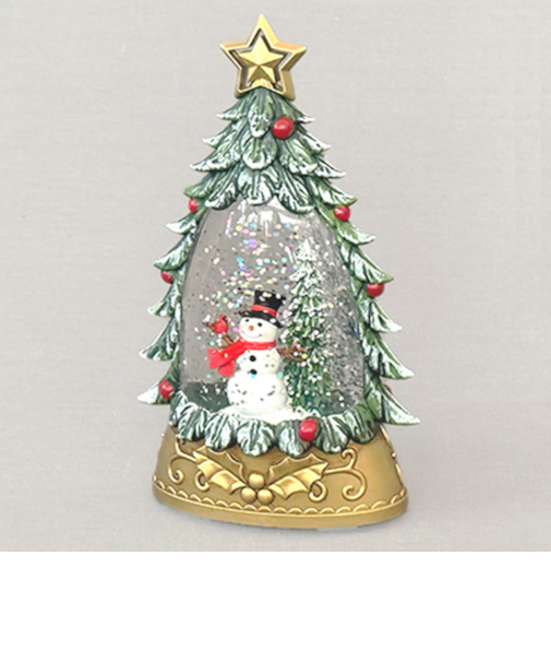 【クリスマス】　南貿易　スノーグローブツリーライト