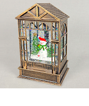 【クリスマス】　南貿易　スノーイングハウスライト　ミュージック付