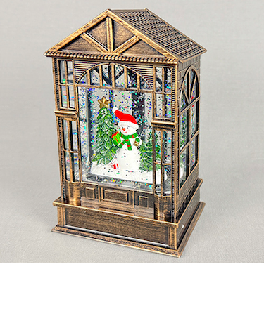 【クリスマス】　南貿易　スノーイングハウスライト　ミュージック付