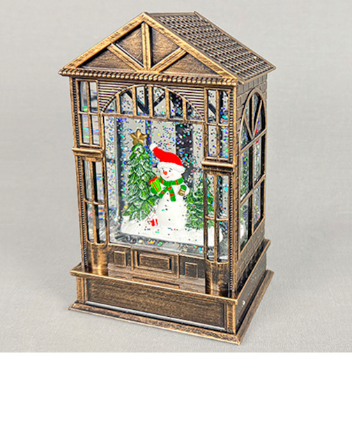 【クリスマス】　南貿易　スノーイングハウスライト　ミュージック付