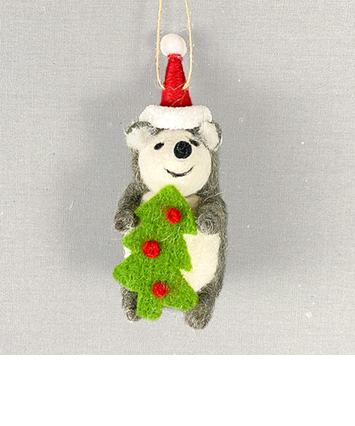 【クリスマス】　南貿易　フェルトベアーオーナメント