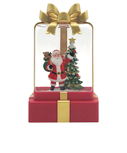 【クリスマス】　南貿易　スノーグローブギフトボックスライト