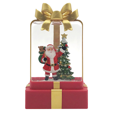 【クリスマス】　南貿易　スノーグローブギフトボックスライト