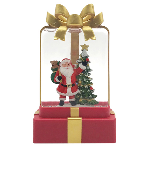 【クリスマス】　南貿易　スノーグローブギフトボックスライト
