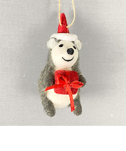 【クリスマス】　南貿易　フェルトベアーオーナメント