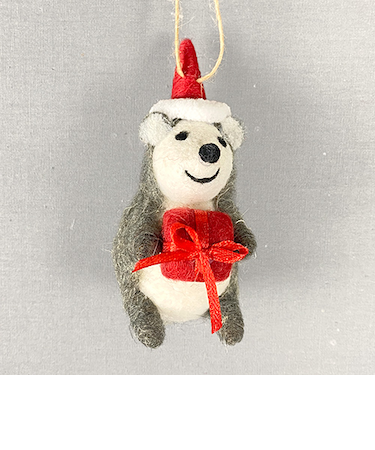 【クリスマス】　南貿易　フェルトベアーオーナメント