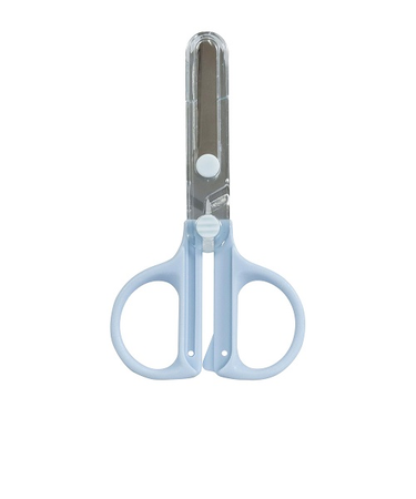 クツワ　キャップ一体コンパクトはさみ　左手用　SS124L